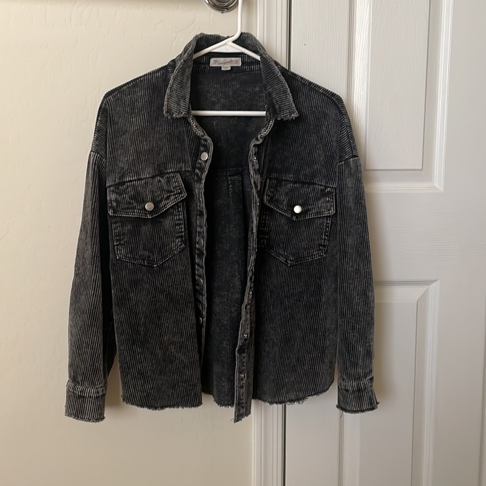 Magnolia, Move Along Corduroy Frayed Jacket